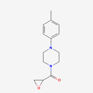 [4-(4-Methylphenyl)piperazin-1-yl]-(oxiran-2-yl)methanone