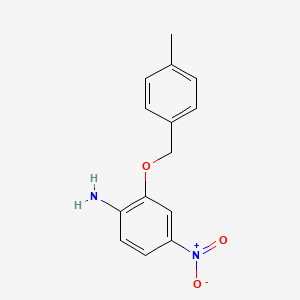 2-[(4-Methylbenzyl)oxy]-4-nitroaniline