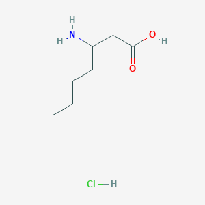 (+/-)-cis-3-Aminoheptanoic acid hydrochloride