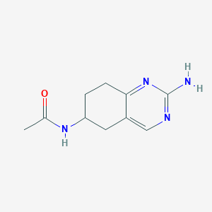 N-(2-amino-5,6,7,8-tetrahydroquinazolin-6-yl)acetamide