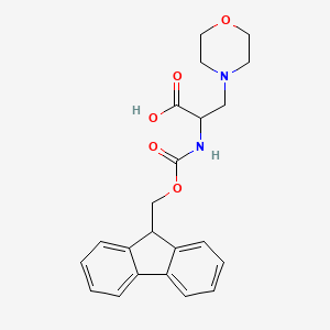 (S)-2-((((9H-Fluoren-9-yl)methoxy)carbonyl)amino)-3-morpholinopropanoic acid