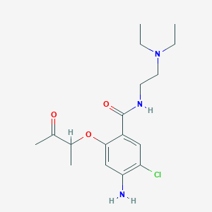 molecular formula C17H26ClN3O3 B027454 Batanopride CAS No. 102670-46-2
