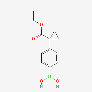 4-[1-(Ethoxycarbonyl)cyclopropyl]phenylboronic acid