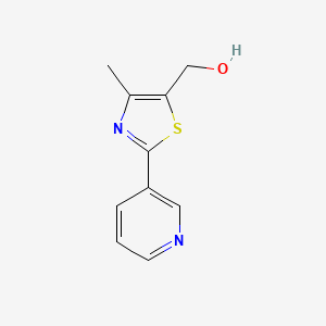 (4-Methyl-2-(pyridin-3-yl)thiazol-5-yl)methanol