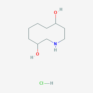 molecular formula C9H20ClNO2 B2745435 Azecane-3,8-diol;hydrochloride CAS No. 2490430-30-1