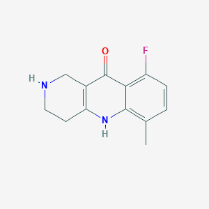 9-fluoro-6-methyl-1,3,4,5-tetrahydrobenzo[b]-1,6-naphthyridin-10(2H)-one
