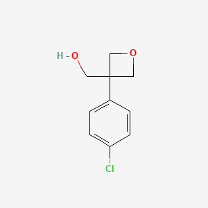 [3-(4-Chlorophenyl)oxetan-3-yl]methanol