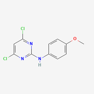 4,6-dichloro-N-(4-methoxyphenyl)pyrimidin-2-amine