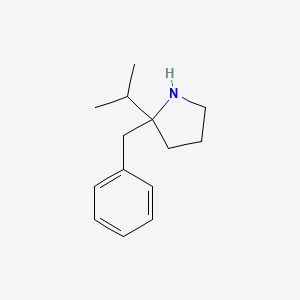 2-Benzyl-2-(propan-2-yl)pyrrolidine