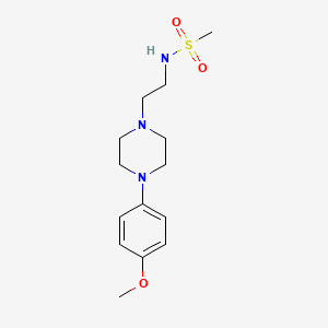 N-(2-(4-(4-methoxyphenyl)piperazin-1-yl)ethyl)methanesulfonamide