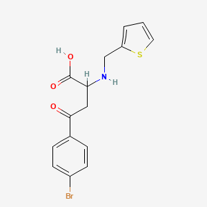 4-(4-Bromophenyl)-4-oxo-2-[(2-thienylmethyl)amino]butanoic acid