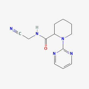 N-(Cyanomethyl)-1-pyrimidin-2-ylpiperidine-2-carboxamide