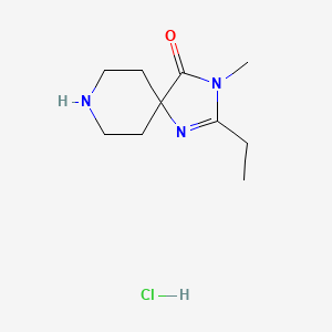 2-Ethyl-3-methyl-1,3,8-triazaspiro[4.5]dec-1-en-4-one hydrochloride