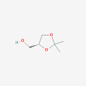 molecular formula C6H12O3 B027455 (R)-(-)-2,2-Dimethyl-1,3-dioxolane-4-methanol CAS No. 14347-78-5