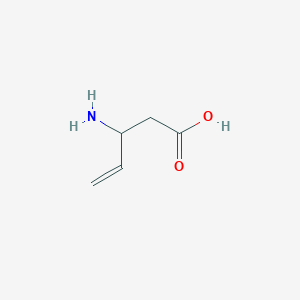 molecular formula C5H9NO2 B2745529 3-Aminopent-4-enoic acid CAS No. 14403-19-1