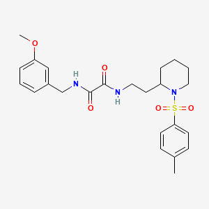 N1-(3-methoxybenzyl)-N2-(2-(1-tosylpiperidin-2-yl)ethyl)oxalamide