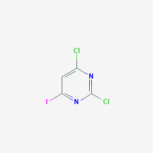 molecular formula C4HCl2IN2 B2745599 2,4-Dichloro-6-iodopyrimidine CAS No. 1062608-49-4
