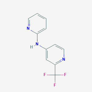 N-(2-pyridinyl)-2-(trifluoromethyl)-4-pyridinamine