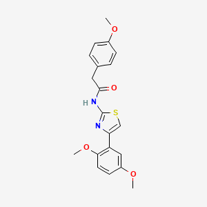 N-[4-(2,5-dimethoxyphenyl)-1,3-thiazol-2-yl]-2-(4-methoxyphenyl)acetamide