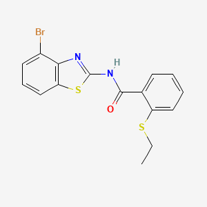 N-(4-bromobenzo[d]thiazol-2-yl)-2-(ethylthio)benzamide
