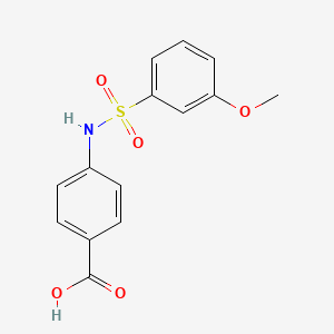 4-[(3-methoxyphenyl)sulfonylamino]benzoic Acid