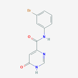 N-(3-bromophenyl)-6-hydroxypyrimidine-4-carboxamide