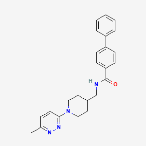 N-((1-(6-methylpyridazin-3-yl)piperidin-4-yl)methyl)-[1,1'-biphenyl]-4-carboxamide