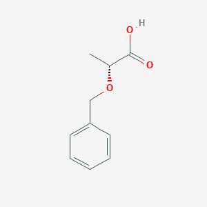 molecular formula C10H12O3 B027457 (R)-2-(benzyloxy)propanoic acid CAS No. 100836-85-9