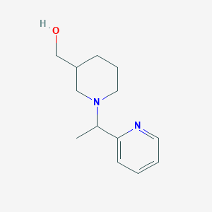 (1-(1-(Pyridin-2-yl)ethyl)piperidin-3-yl)methanol