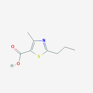 molecular formula C8H11NO2S B2745720 4-Methyl-2-propyl-1,3-thiazole-5-carboxylic acid CAS No. 113391-64-3