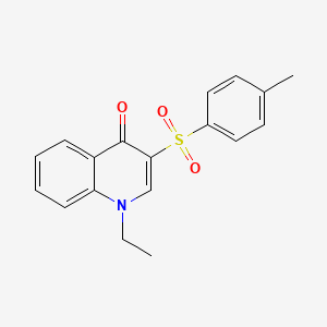 molecular formula C18H17NO3S B2745764 1-ethyl-3-tosylquinolin-4(1H)-one CAS No. 899215-20-4