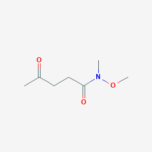 molecular formula C7H13NO3 B2745786 N-methoxy-N-methyl-4-oxopentanamide CAS No. 193805-82-2