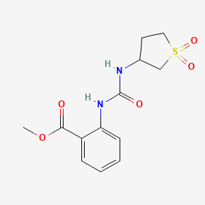 Methyl 2-{[(1,1-dioxidotetrahydrothiophen-3-yl)carbamoyl]amino}benzoate