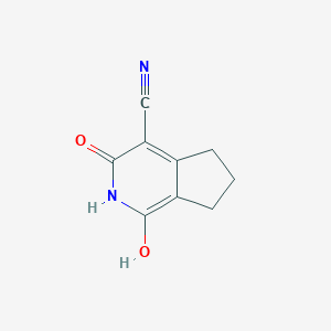 1,3-Dihydroxy-6,7-dihydro-5H-cyclopenta(c)pyridine-4-carbonitrile