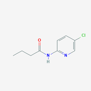 molecular formula C9H11ClN2O B274598 N-(5-chloro-2-pyridinyl)butanamide 