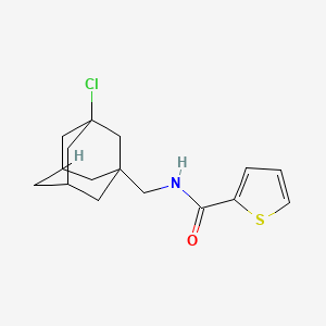 molecular formula C16H20ClNOS B2745980 N-[(3-CHLOROADAMANTAN-1-YL)METHYL]THIOPHENE-2-CARBOXAMIDE CAS No. 881440-59-1
