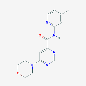 N-(4-methylpyridin-2-yl)-6-morpholinopyrimidine-4-carboxamide