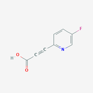 3-(5-Fluoropyridin-2-yl)prop-2-ynoic acid