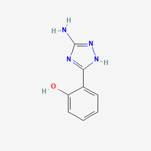 molecular formula C8H8N4O B2746195 2-(5-amino-4H-1,2,4-triazol-3-yl)phenol CAS No. 54417-01-5