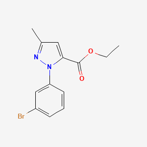 Ethyl 1-(3-bromophenyl)-3-methyl-1h-pyrazole-5-carboxylate