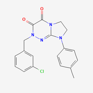 2-(3-chlorobenzyl)-8-(p-tolyl)-7,8-dihydroimidazo[2,1-c][1,2,4]triazine-3,4(2H,6H)-dione