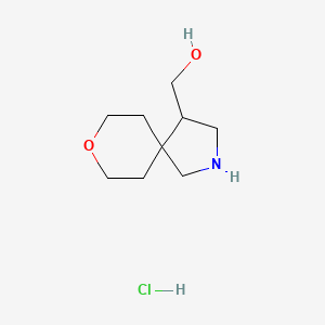 (8-Oxa-2-azaspiro[4.5]decan-4-yl)methanol hydrochloride