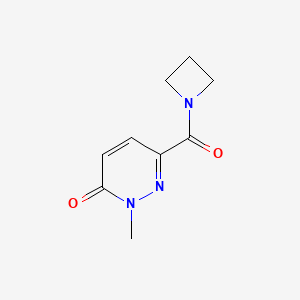 6-(azetidine-1-carbonyl)-2-methylpyridazin-3(2H)-one