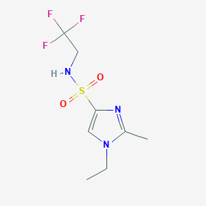 1-Ethyl-2-methyl-N-(2,2,2-trifluoroethyl)imidazole-4-sulfonamide