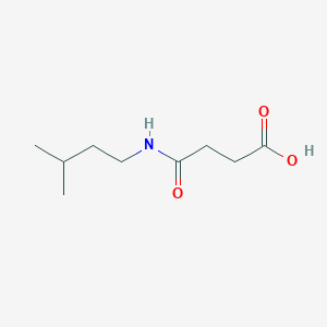 molecular formula C9H17NO3 B274643 4-(isopentylamino)-4-oxobutanoic acid 