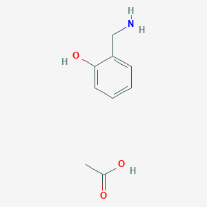 molecular formula C9H13NO3 B2746446 2-(Aminomethyl)phenol acetic acid salt CAS No. 1206675-01-5; 932-30-9