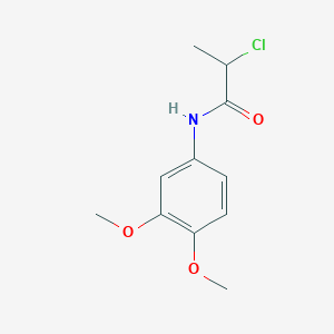 2-chloro-N-(3,4-dimethoxyphenyl)propanamide