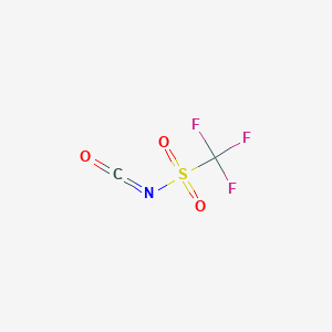 molecular formula C2F3NO3S B2746533 trifluoromethanesulfonyl isocyanate CAS No. 30227-06-6