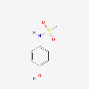 molecular formula C8H11NO3S B274655 N-(4-hydroxyphenyl)ethanesulfonamide 