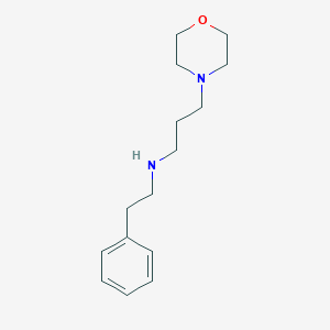 molecular formula C15H24N2O B274665 N-[3-(4-morpholinyl)propyl]-N-(2-phenylethyl)amine 